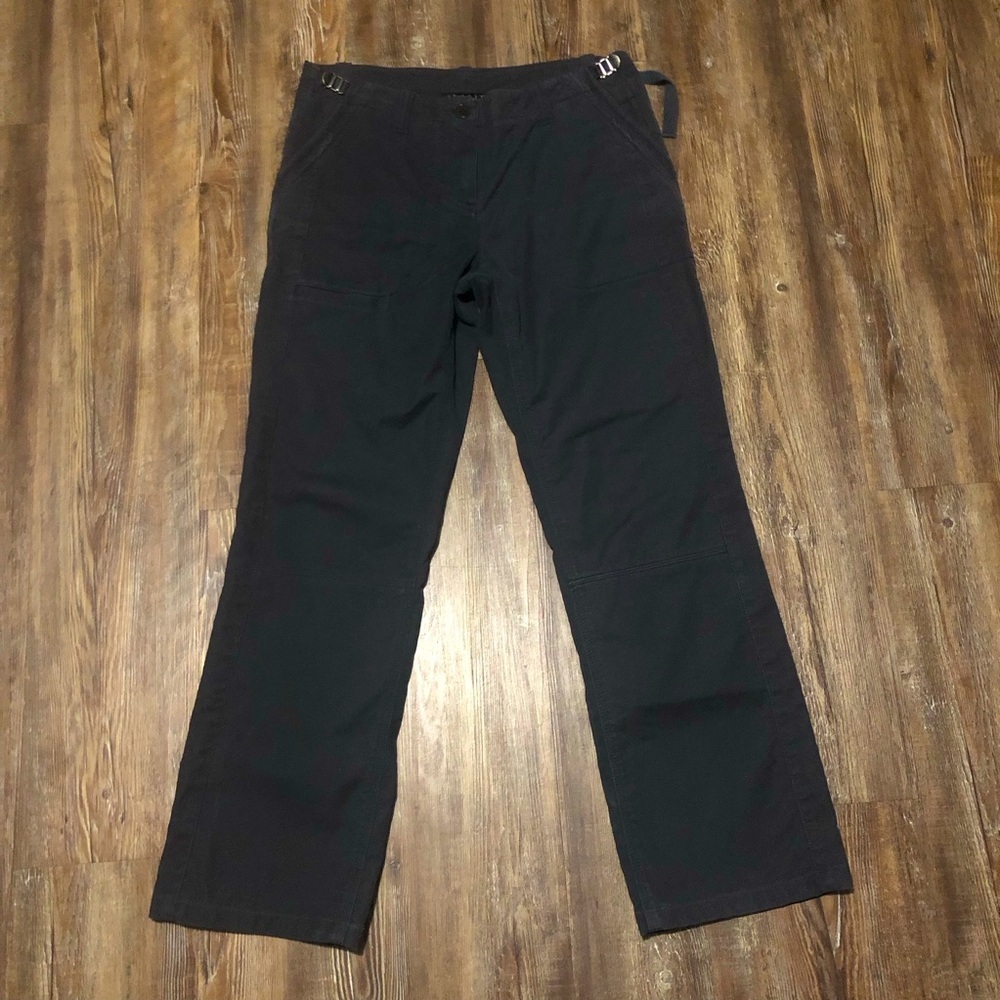 Theory Cargo Pants Women's 6 Utilitarian Charcoal Gray Baggy Loose Fit Casual